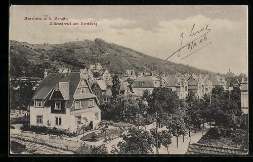Bensheim d bergstraße - ak, d.