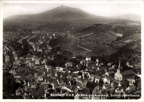 Bensheim der bergstraße - ak,