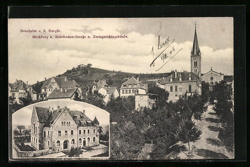Bensheim d bergstrasse - ak, a.