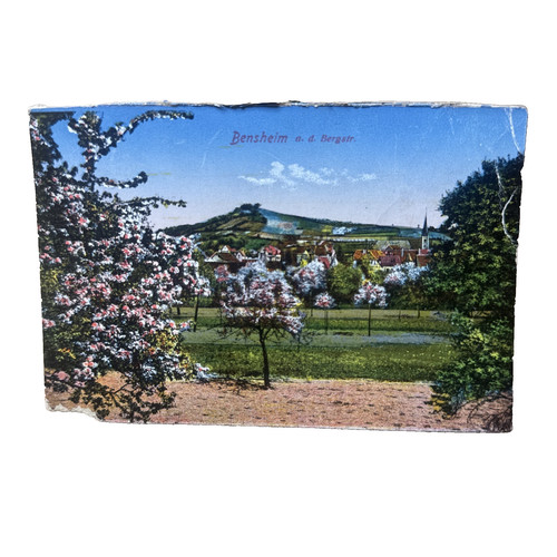 Postkarte bensheim - ak,