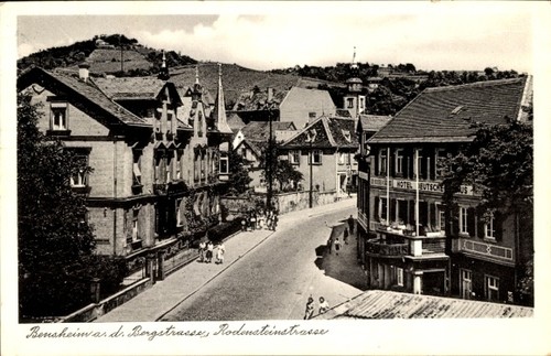 Bensheim der bergstraße - ak,