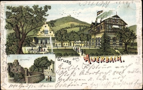 Litho auerbach bensheim - bensheim, an