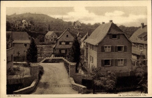 Bensheim der bergstraße - ak, an