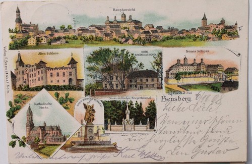 26972 litho gruß - litho, ak