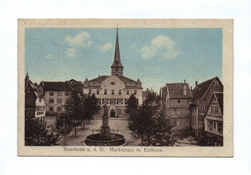 Bensheim der bergstraße - ak,