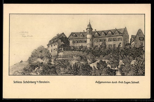 Ansichtskarte schönberg - ansichtskarte, v