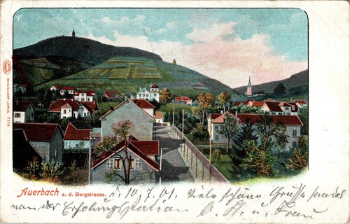 Gruss aus auerbach bensheim - gruss,