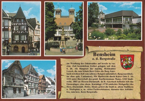 Bensheim a d - ak, a.d