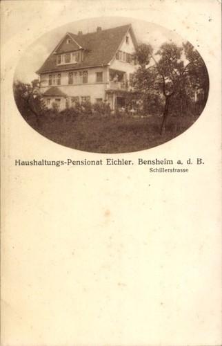 Bensheim der bergstraße - ak,