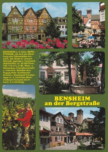 Bensheim an der - ak, (d)