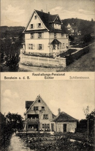 Bensheim der bergstraße - ak,