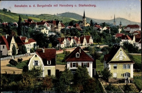 Bensheim der bergstraße - ak,