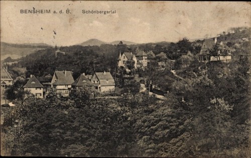 Bensheim der bergstraße - ak,