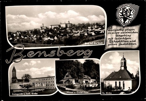 Bensberg bergisch gladbach - ak,