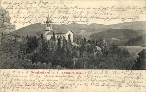 Schönberg bensheim der - ak,