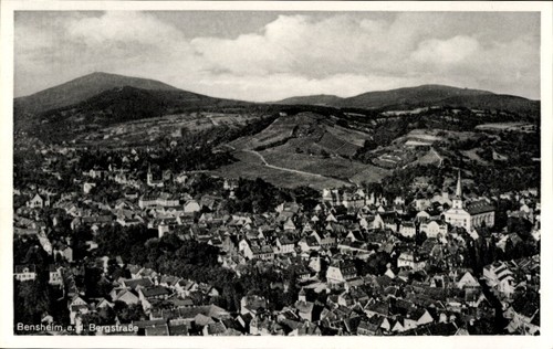Bensheim der bergstraße - ak,