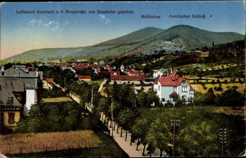 Auerbach bensheim der - ak,