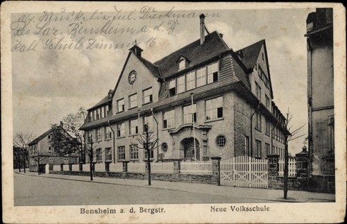 Bensheim der bergstraße - ak,