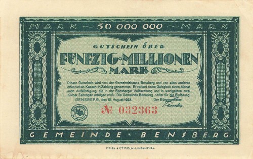 Bensberg gem gutschein über - bensberg,