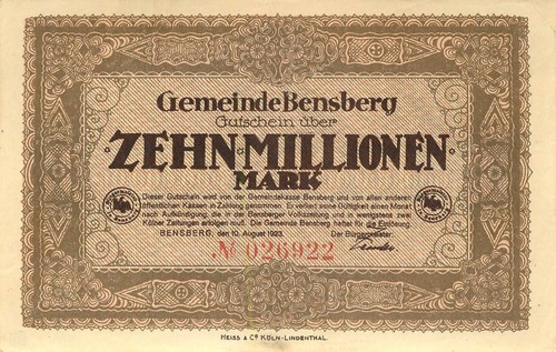 Bensberg gemeinde milionen - bensberg,