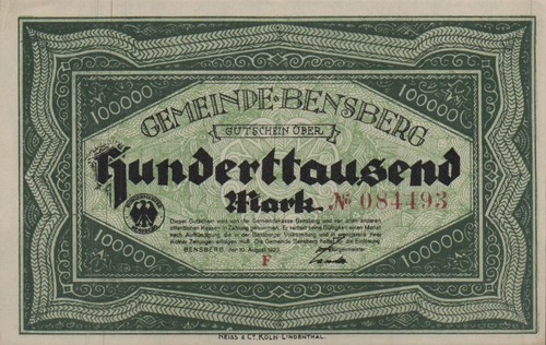 Bensberg gemeinde 100 - -,
